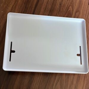Dorm room bed tray for phone, water bottle etc